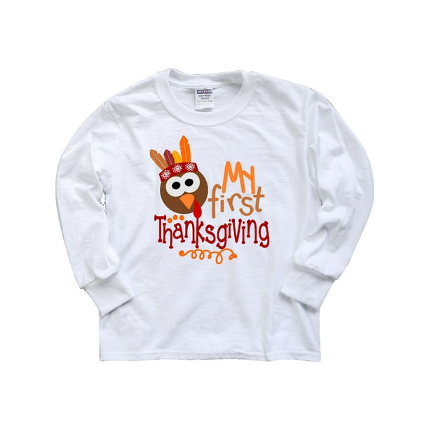 Turkey Feather Long Sleeve T-Shirt